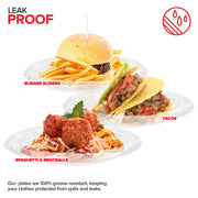 Stock Your Home 240 / 6 Inch / Clear Dessert Plates
