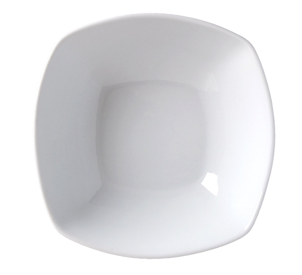 Signature Square Bowl by Vertex China – 8" x 8", 36.0 ounces, Porcelain, Porcelain White, Pack of 24