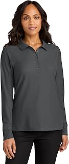 Port Authority Women's Wearever Signature Pique Long Sleeve Polo