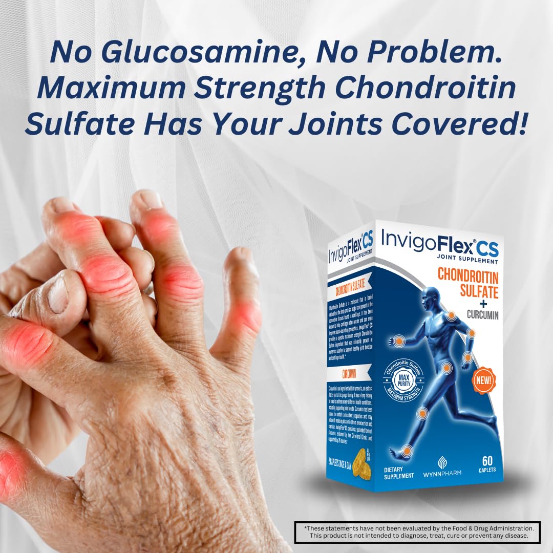 Glucosamine + INVIGOFLEX CS Joint Support Supplement Bundle by Dona – Commercial Grade