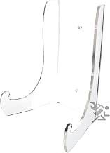 OnFireGuy Heavy Duty Plate Display Stand | 9-inch Clear Acrylic Easel for 10” – 15” Diameter Plates Photo Frames Books Plaques Tiles