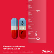 Extra Strength Rapid Release Gels by Tylenol – 225 Count, Multi, Model 507156