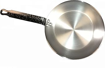 Paderno World Cuisine 19 5/8" Heavy Duty Carbon Steel Frying Pan