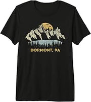 Dormont Pennsylvania Mountain Sunset Sunrise PA Premium Tri-blend T-Shirt