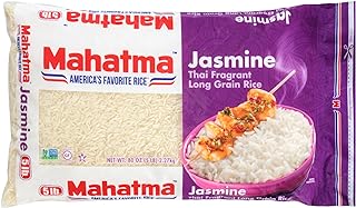 Mahatma Jasmine Rice, Fragrant Thai Rice, 5-Pound Bag
