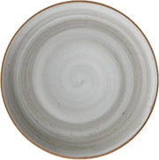 G.E.T. 7" Gray Coupe Corona Artisan Porcelain Plate (Set of 12)