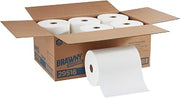 Brawny Professional A300 Disposable Shop Towel Roll Refill by GPPRO (Georgia-Pacific) 29516, White, 220 Linear Feet per Roll, 6 Rolls per Case
