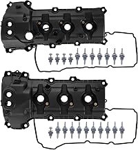 Left & Right Engine Valve Cover Set Compatible with Ford and Lincoln | Fit for Ford Edge F-150 Explorer Mustang Lincoln Continental MKS MKT MKZ MKX 3.5L 3.7L 2011-2019, OE# BR3Z6582R BR3Z6582G