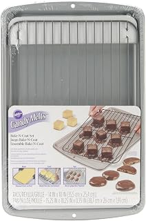 Wilton 2105-0170 Candy Cooling Grid with Cookie Sheet