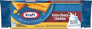 Kraft Natural Extra Sharp Cheddar Cheese (8 oz Block)