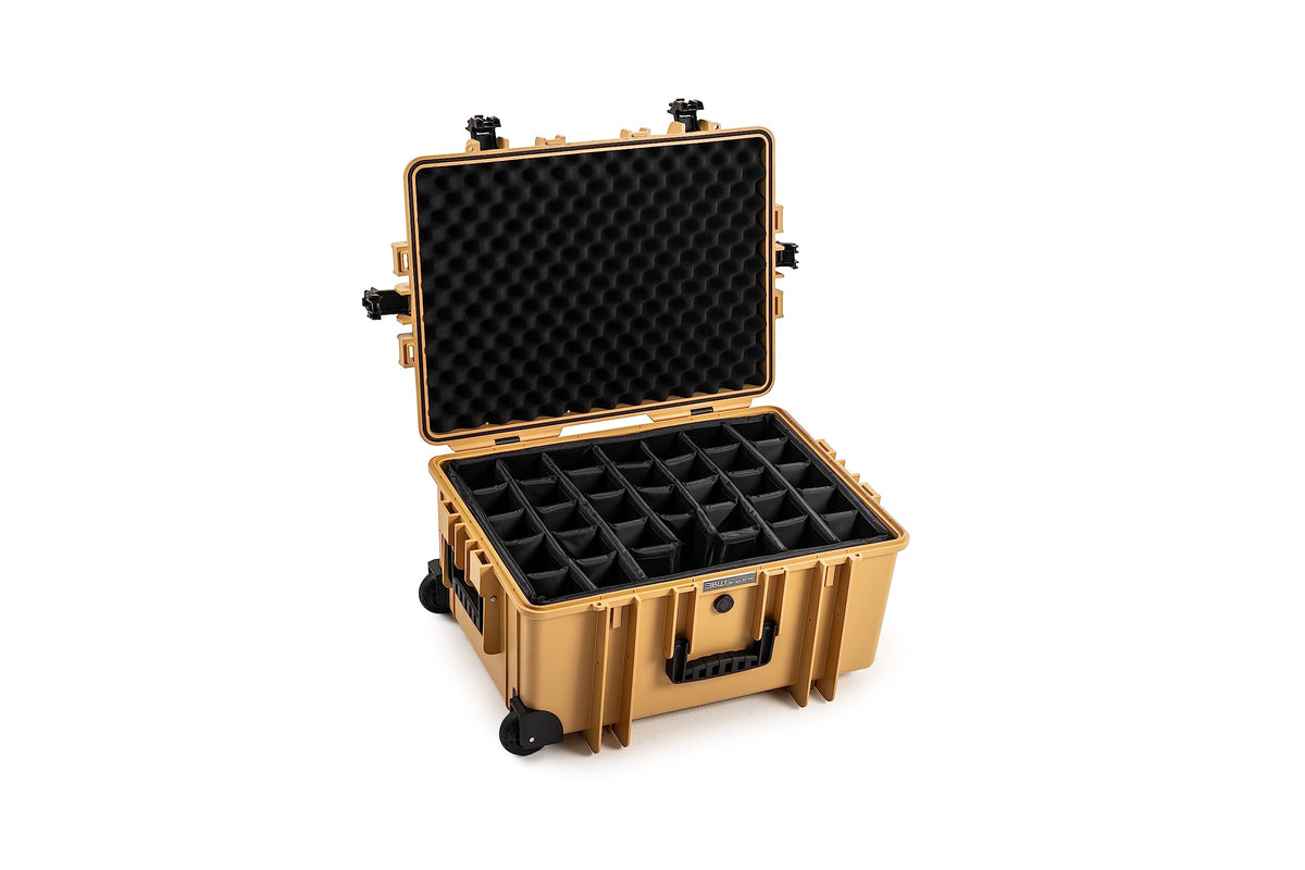 B&W International Desert-tan / Typ 6800 - Innenmaß 58x41x29cm / Compartment Divisions Suitcases