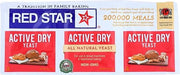 Red Star Nutritional Yeast - Active Dry - .75 Ounce - Case of 18, United States, 18 Count
