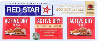Red Star Nutritional Yeast - Active Dry - .75 Ounce - Case of 18, United States, 18 Count