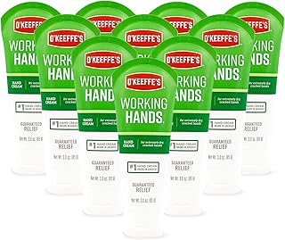 O'Keeffe's K0290004-10 Working Hands Hand Cream Tube (10 Pack), 3 oz