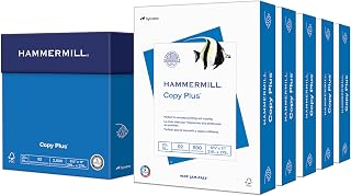 Hammermill Printer Paper, 20 lb Copy Plus, 8.5 x 11-5 Ream (2,500 Sheets) - 92 Bright