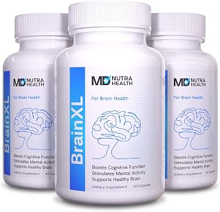 Brain Function Supplement - 3pck - Brain Booster for Memory, Clarity and Focus - Mental Focus Nootropic
