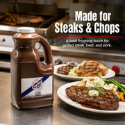 Sauce Steak Plastic by Crystal – 1 Gallon, Pack of 2