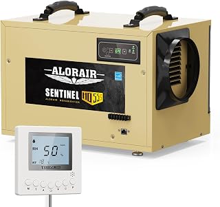 ALORAIR Crawlspace Dehumidifier Bundle with Remote Controller, Auto Defrost Commercial Dehumidifier for Basement