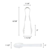 Thunder Group 9 / White / Serving Tongs Tongs