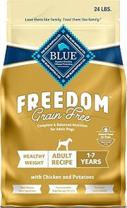 Blue Buffalo Freedom Chicken Adult Grain-Free Dry Dog Food, 24 lb