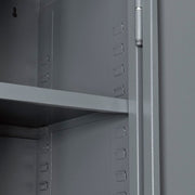 Global Industrial Gray / 13.75 inches W x 12.75 inches D x 30 inches H / Industrial Storage Lockers
