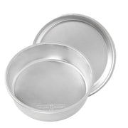 Naturals 8 Inch Round Cake Pan by Nordic Ware – 8 Inch 2pc, Aluminum, Natural, Pack of 2, Model 46804AMZ