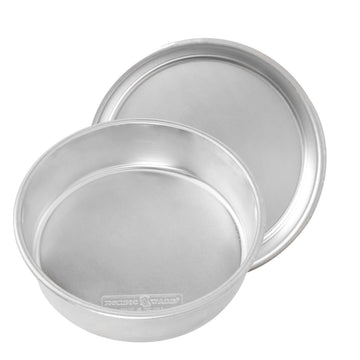 Naturals 8 Inch Round Cake Pan by Nordic Ware – 8 Inch 2pc, Aluminum, Natural, Pack of 2, Model 46804AMZ