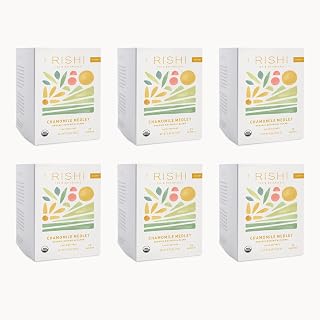 Rishi Tea Chamomile Medley Organic Herbal Tea Bags, Caffeine Free, 90ct