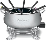 Cuisinart Electric Fondue Set, Nonstick Interior, 3-Quart Pot & 8 Forks