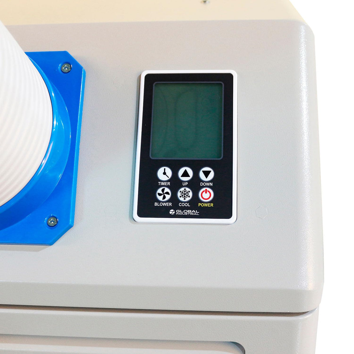 Water-Cooled Portable Air Conditioner by Global Industrial – 1.3 tons, Blue & Gray, Model WPW-4000