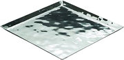 Winco 11-3/4" x 11-3/4" x 5/8" Extra Heavy Stainless Steel Square Premium Display Tray