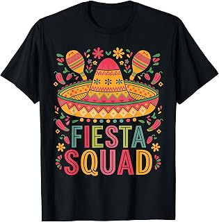 Fiesta Squad Lover Cinco de Mayo T-Shirt