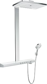 hansgrohe Showerpipe Duschsystem Rainmaker Select E 460 3jet weiss/chrom, 27106400