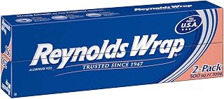 Reynolds Wrap Aluminum Foil, 500 sq ft,2 Count (Pack of 1)