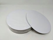 MarketPro 9" Diameter Foil Board Round Flat Lid | 500/Case by Market PRO – 9", Foil Board, white, Model FL2013