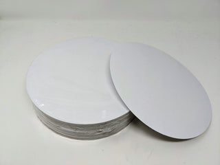 MarketPro 9" Diameter Foil Board Round Flat Lid | 500/Case by Market PRO – 9", Foil Board, white, Model FL2013
