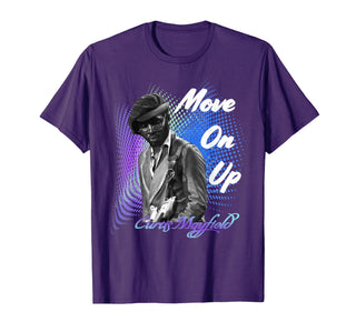 Curtis Mayfield_002 T-Shirt by Great musician – Black, Model CX14WKQVSCS