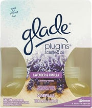 Glade Plugins Scented Oil Refill - Lavender/Vanilla - 2 ct - 2 pk