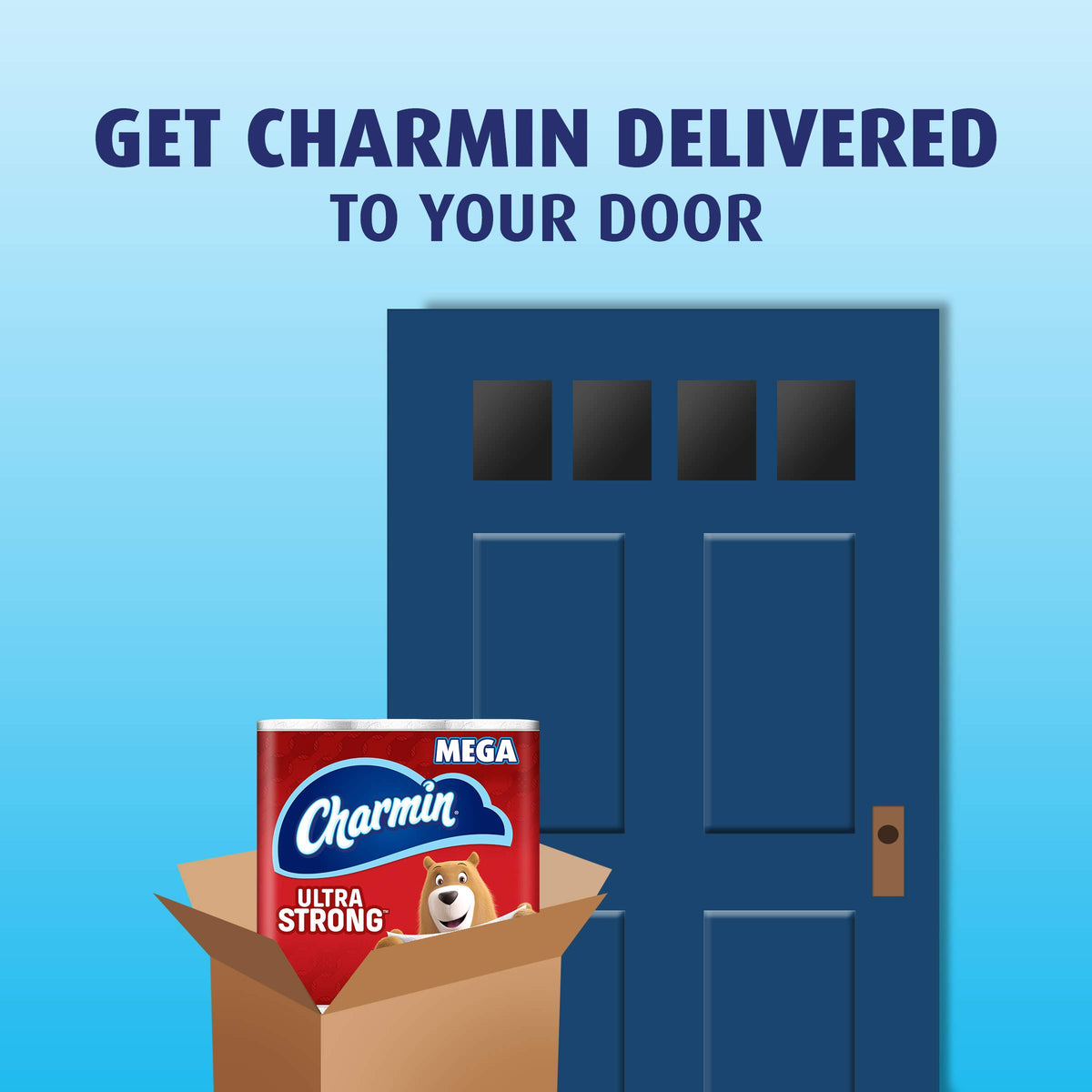 Ultra Strong Toilet Paper 18 Mega Rolls by Charmin – Mega, Paper, white, Pack of 18