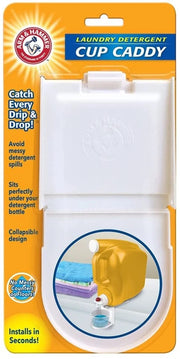Folding Laundry Detergent Cup Caddy (Pack of 2) by ARM & HAMMER – Small (Pack of 2), Plastic, ابيض, Pack of 2, Model 48128