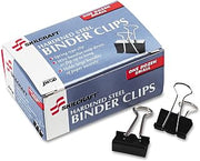 AbilityOne Binder Clip - 3/8" Capacity, Small 7510-00-282-8201