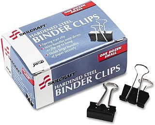 AbilityOne Binder Clip - 3/8" Capacity, Small 7510-00-282-8201