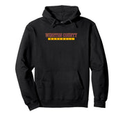 Winston County High School Baseball Pullover Hoodie by Winston County Yellow Jackets – Polyester, Black, Model R15TR89H9ZC