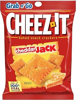Cheez-It Cheddar Jack Grab N' Go Baked Snack Crackers, 3 Ounce