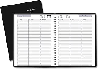 AT-A-GLANCE 2020 Weekly Appointment Book/Planner, DayMinder, 8" x 11", Large, Black (G52000)