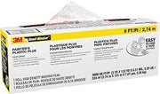 Hand-Masker 3M Painter's Plastic Plus MFB-9, 9 ft x 400 ft x .31 mil
