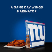 Ziploc New York Giants / 20 Count (Pack of 1) / 1.0 gallons Food Storage Bags
