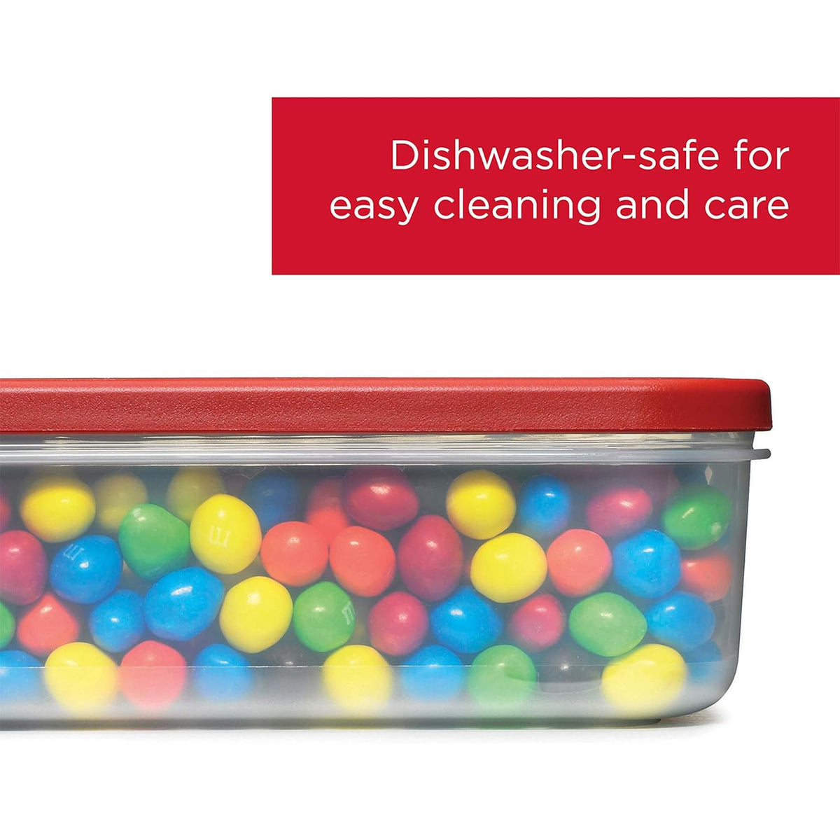 Premium Modular Food Storage Lids by Rubbermaid – 18-Cup, 2 Pack, 18.0 cups, Plastic, Clear, Model 2108400