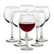 Libbey Balloon Red 6 / 6 count / Vina Wine Glasses
