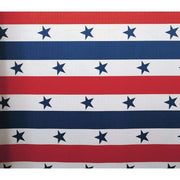 Patriotic Corrugated Wrap by Retail Resource – 1 Count (Pack of 1), Cardboard, Red, White, Blue